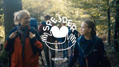 Spejdere med rygsæk